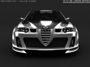 alfa romeo 147 gta agressive Modello 3D