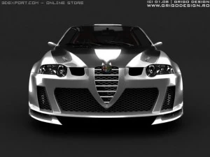alfa romeo 147 gta agressive 3D Model