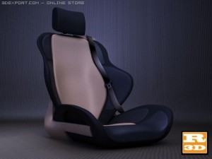 sport seat 3D Модель