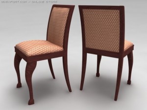 old chair Modelo 3D