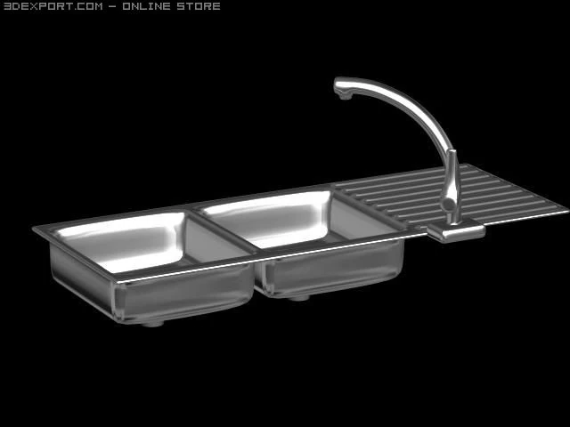 lavabo 3D Model .c4d .max .obj .3ds .fbx .stl .blend