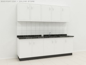 simple kitchen 3D Модель