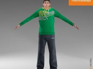 mancasual2 Modello 3D