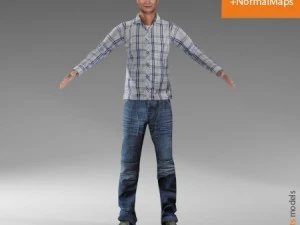 맨캐주얼3 3D 모델