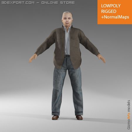 mancasual5 3D 模型 .c4d .max .obj .3ds .fbx .stl .blend 