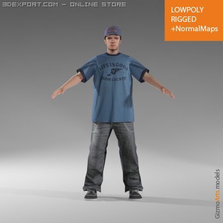 mancasual7 3D मॉडल .c4d .max .obj .3ds .fbx .stl .blend 