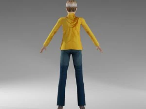 womancasual1 3D Model