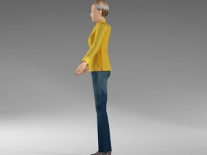womancasual1 3D Model