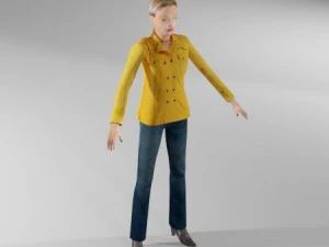 womancasual1 3D Model