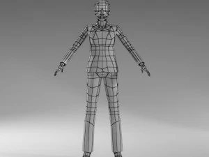 womancasual1 3D Model