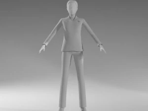 womancasual1 3D Model