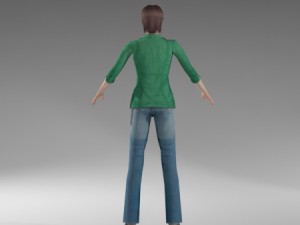 womancasual3 Modèle 3D
