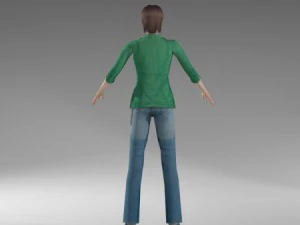 womancasual3 3D Model