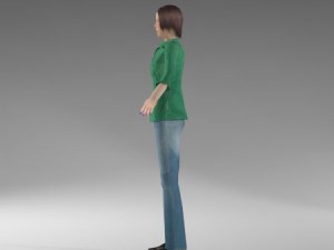 womancasual3 Modèle 3D