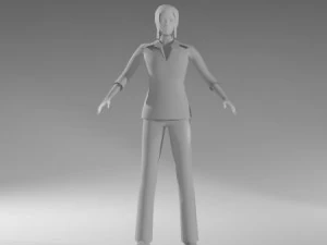 womancasual3 3D Model