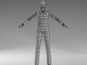 womancasual4 3Dモデル