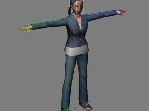 womancasual4 3Dモデル