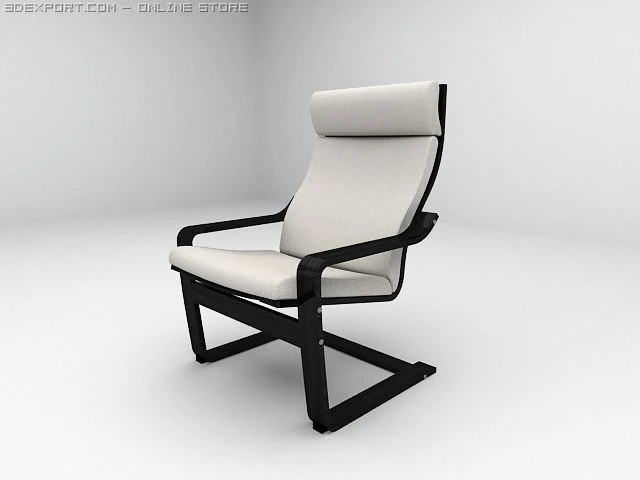 chair 3D Model .c4d .max .obj .3ds .fbx .stl .blend 