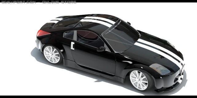 nissan z350 3D Model .c4d .max .obj .3ds .fbx .stl .blend 