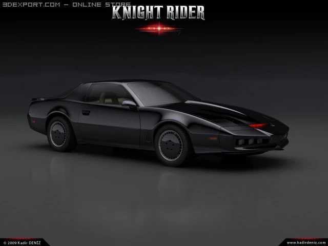 knight rider kitt 3D Model .c4d .max .obj .3ds .fbx .stl .blend 