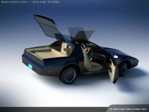 knight rider kitt 3D Model