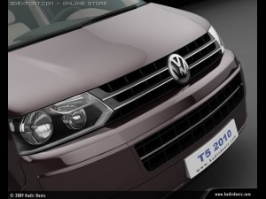 vw transporter t5 2010 kombi Model 3D