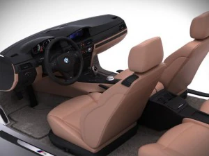 m3 e92 mid poly 3D Model