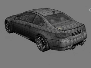 m3 e92 mid poly 3D Model