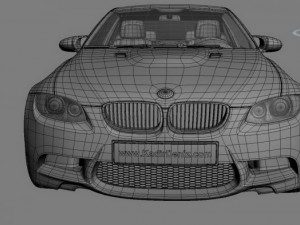 m3 e92 high poly 3D Модель