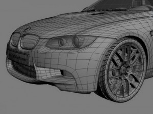 m3 e92 high poly 3D Модель