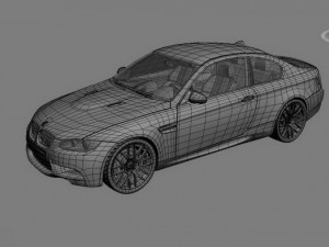 m3 e92 high poly 3D Модель
