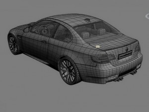 m3 e92 high poly 3D Модель