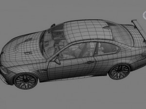 m3 gts high poly Model 3D