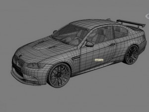 m3 gts high poly Model 3D