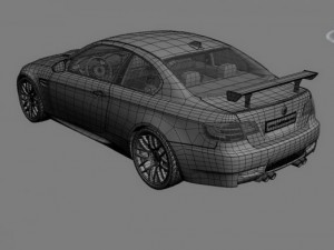 m3 gts high poly Model 3D