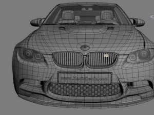 m3 gts low poly Modelo 3D
