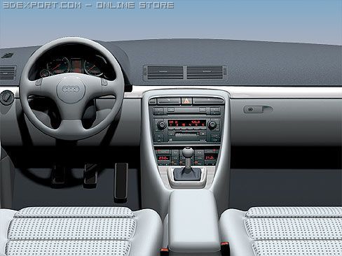 audi a4 3D 模型 .c4d .max .obj .3ds .fbx .stl .blend 