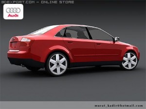 audi a4 3D 模型