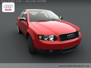 audi a4 3D 模型