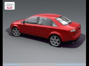 audi a4 3D 模型