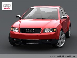 audi a4 3D 模型