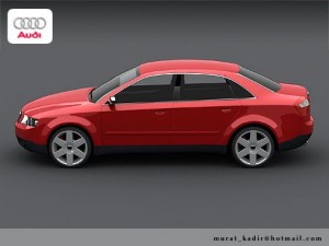 audi a4 3D 模型