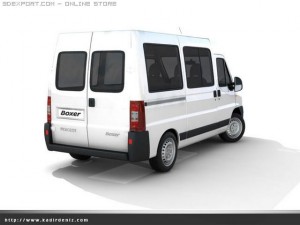 peugeot boxer pack (3 models) 3D Model