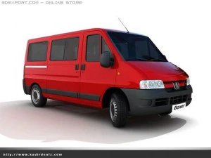 peugeot boxer pack 3 models 3D Model