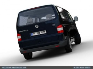 vw transporter kombi Modello 3D