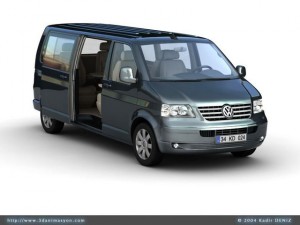 vw transporter kombi Modello 3D