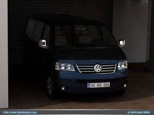 vw transporter kombi Modello 3D