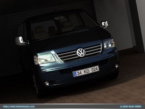 vw transporter kombi Modello 3D