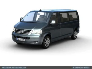 vw transportador kombi Modelo 3D