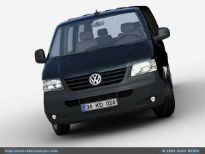 vw transporter kombi Modello 3D